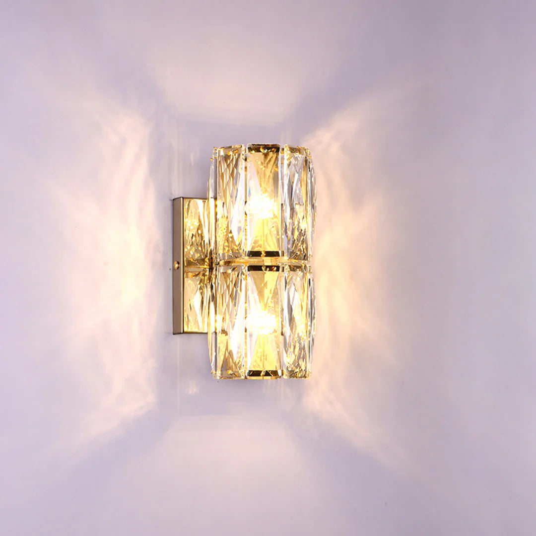 Cylindrical Crystal Wall Lamp - Nuvé