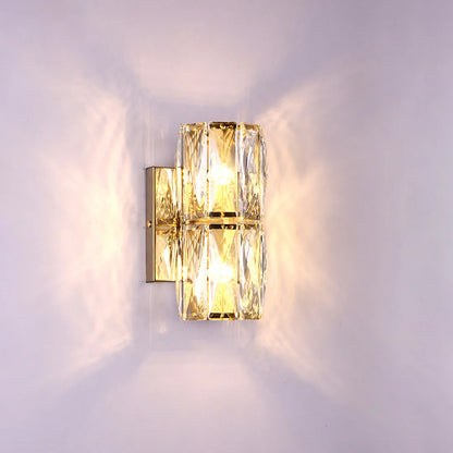 Cylindrical Crystal Wall Lamp - Nuvé