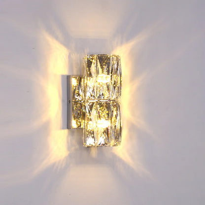 Cylindrical Crystal Wall Lamp - Nuvé