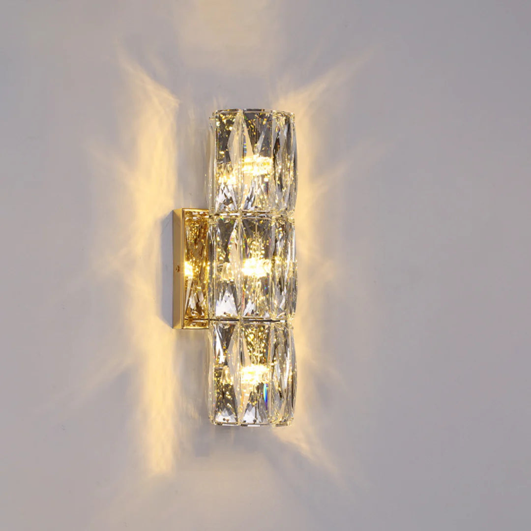 Cylindrical Crystal Wall Lamp - Nuvé