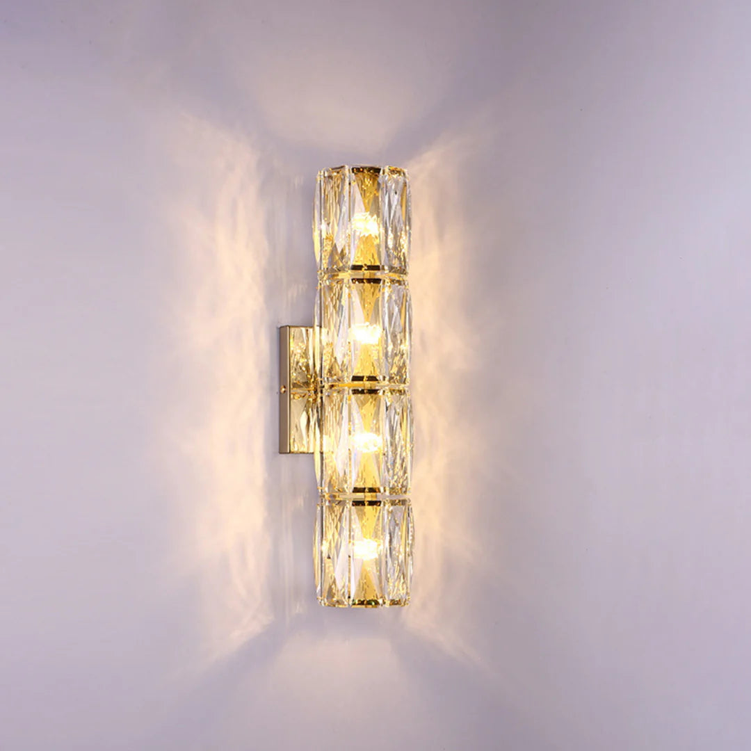 Cylindrical Crystal Wall Lamp - Nuvé