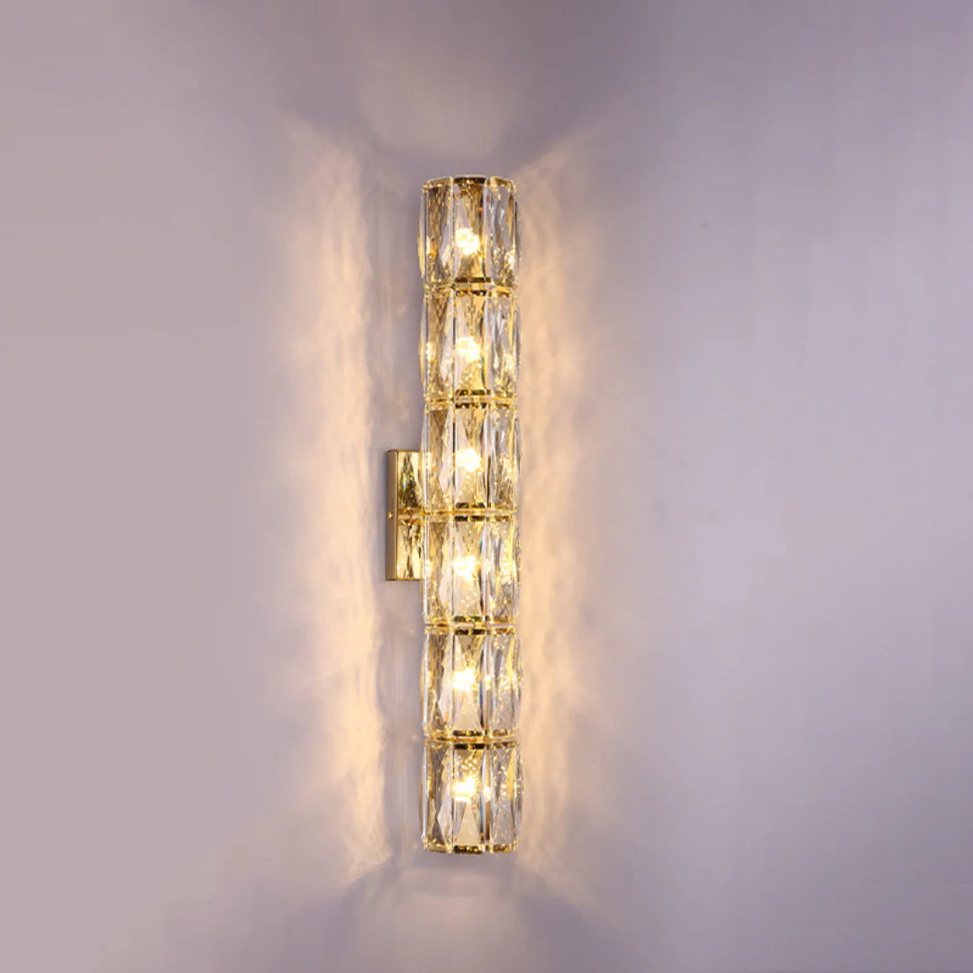 Cylindrical Crystal Wall Lamp - Nuvé