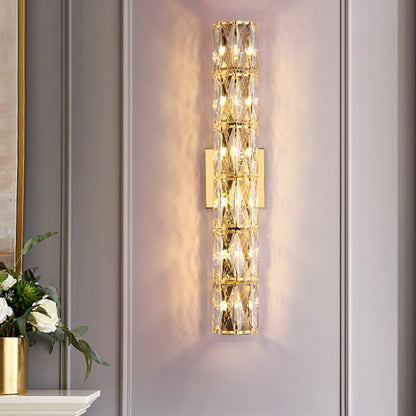 Cylindrical Crystal Wall Lamp - Nuvé