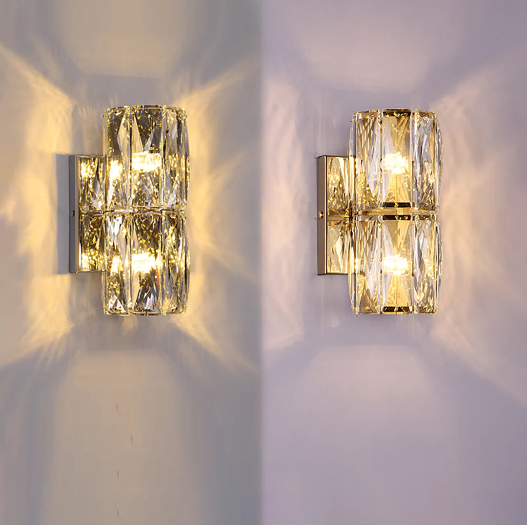 Cylindrical Crystal Wall Lamp - Nuvé