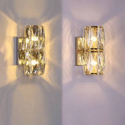 Cylindrical Crystal Wall Lamp - Nuvé