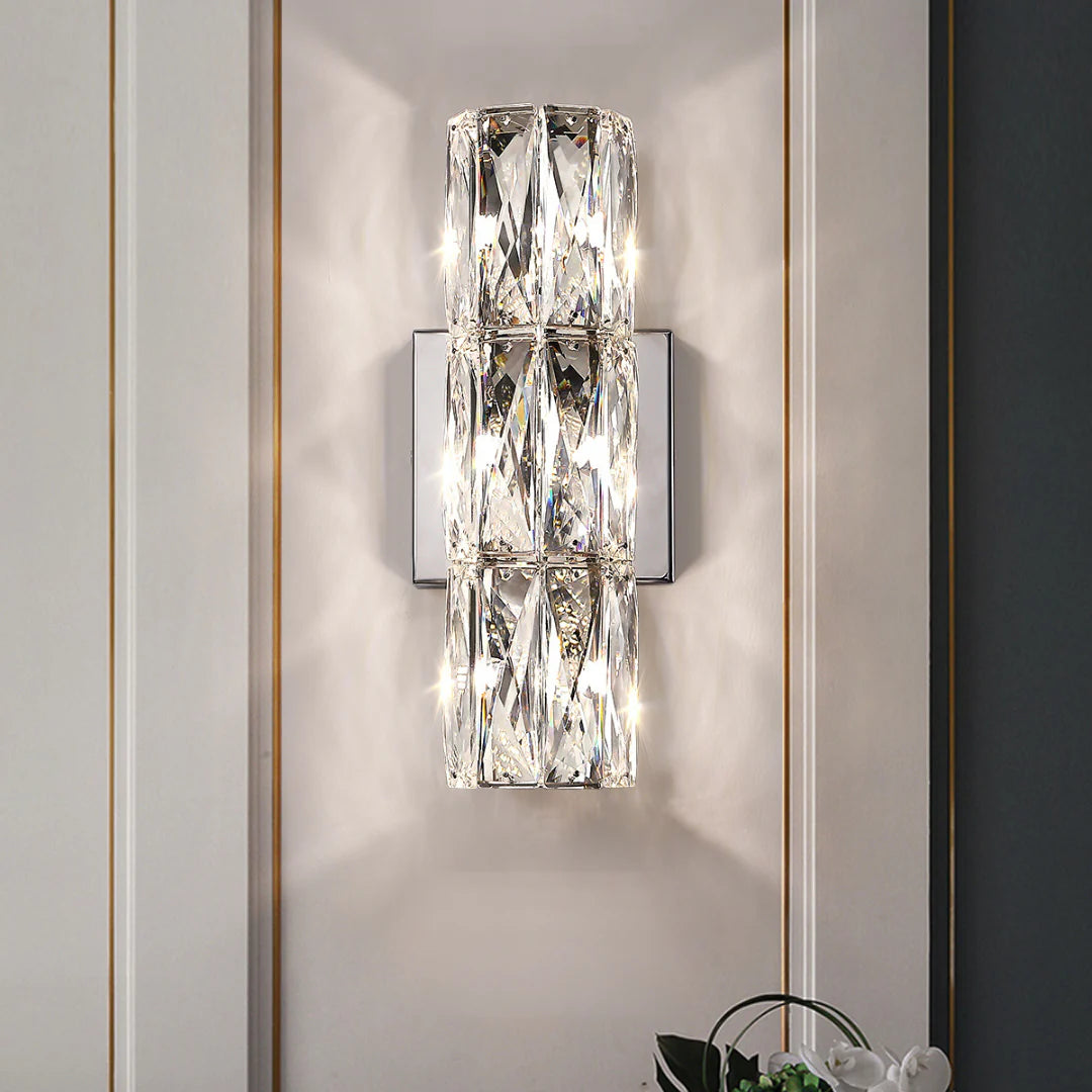 Cylindrical Crystal Wall Lamp - Nuvé