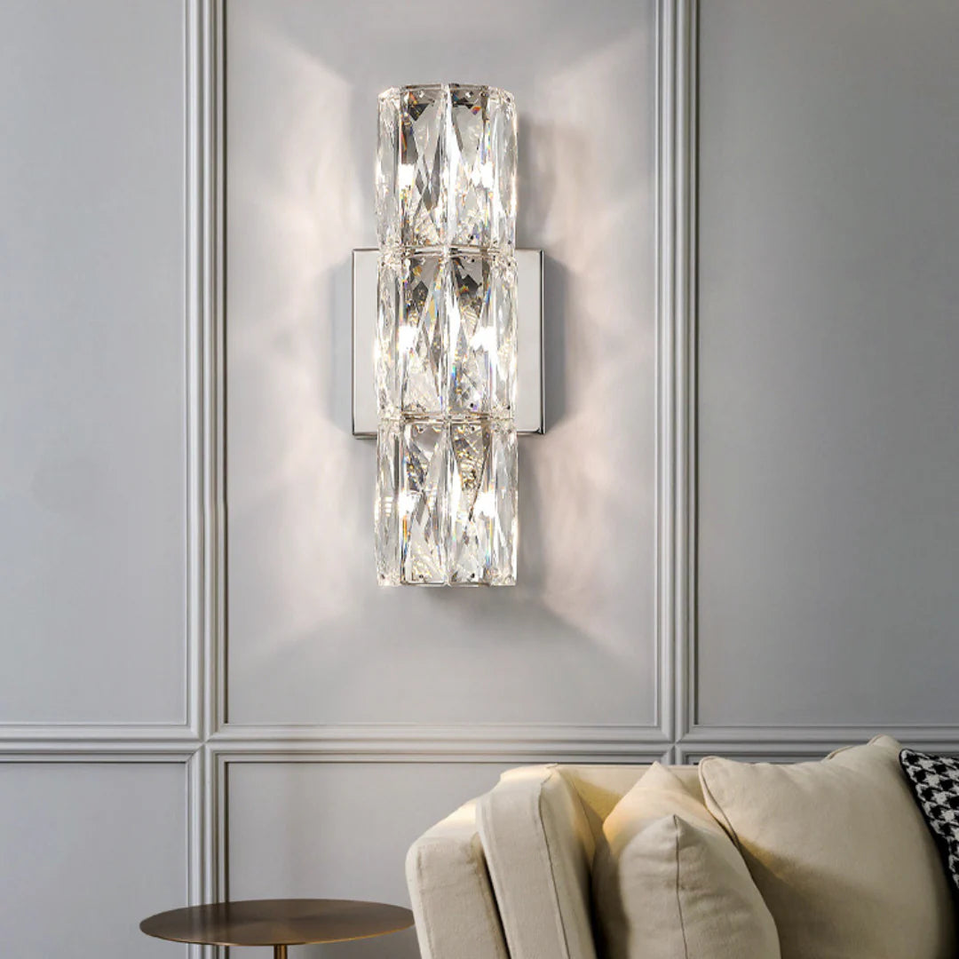 Cylindrical Crystal Wall Lamp - Nuvé
