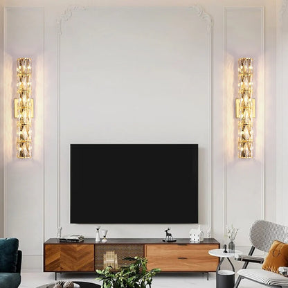 Cylindrical Crystal Wall Lamp - Nuvé