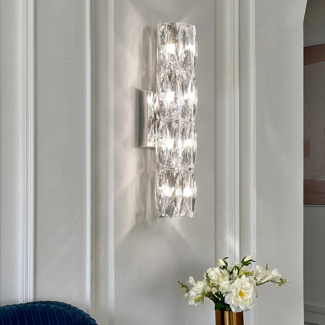 Cylindrical Crystal Wall Lamp - Nuvé