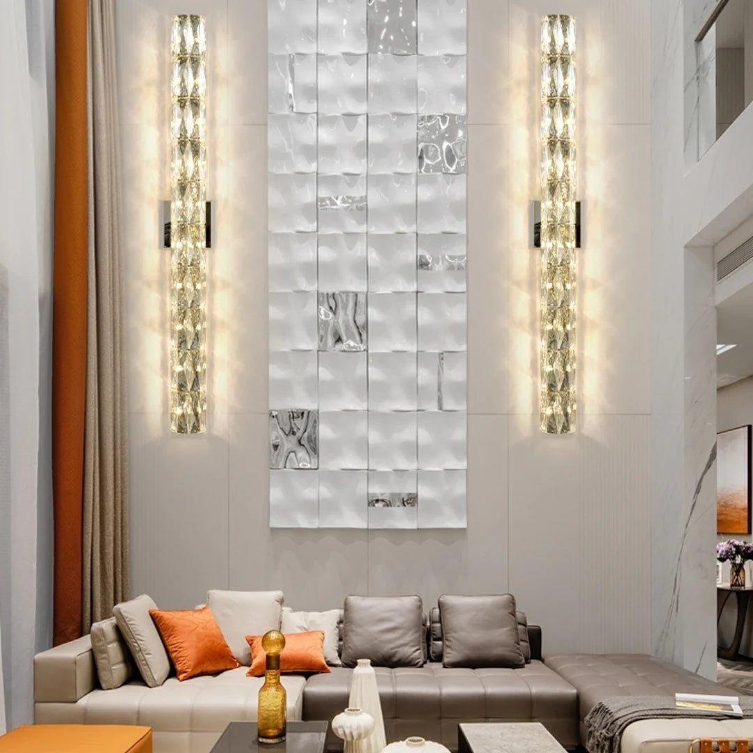 Cylindrical Crystal Wall Lamp - Nuvé