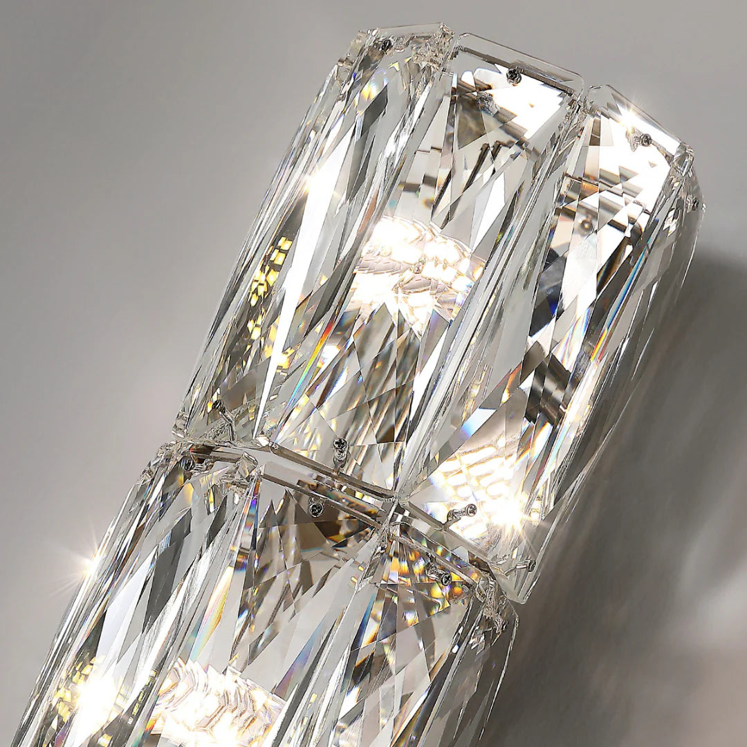 Cylindrical Crystal Wall Lamp - Nuvé