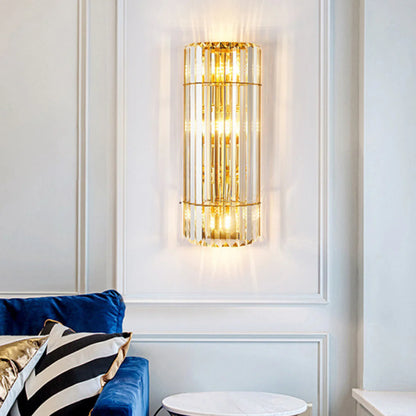 Cylindrical Crystal Wall Light - Nuvé