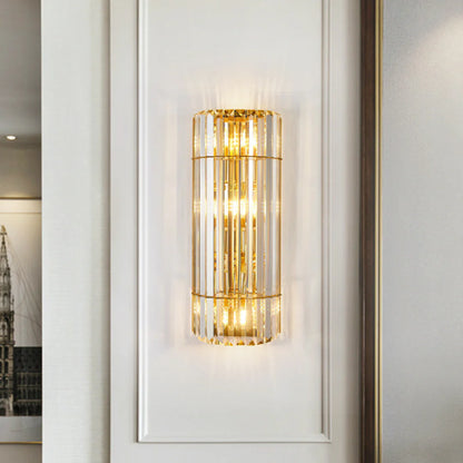 Cylindrical Crystal Wall Light - Nuvé