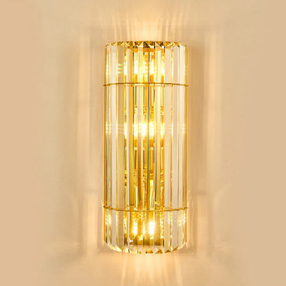 Cylindrical Crystal Wall Light - Nuvé