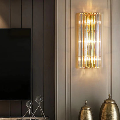 Cylindrical Crystal Wall Light - Nuvé
