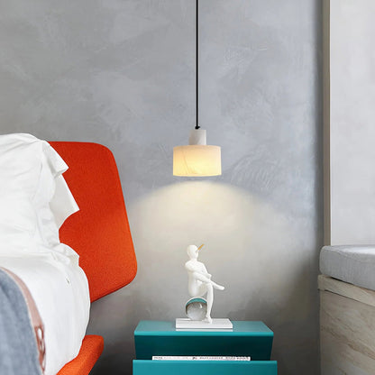 Cylindrical plaster Pendant Light - Nuvé