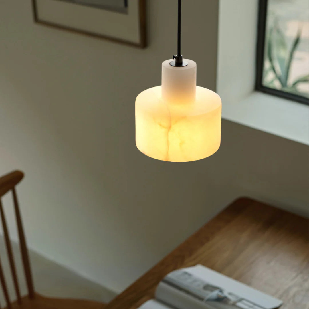 Cyls Alabaster Pendant Lamp - Nuvé