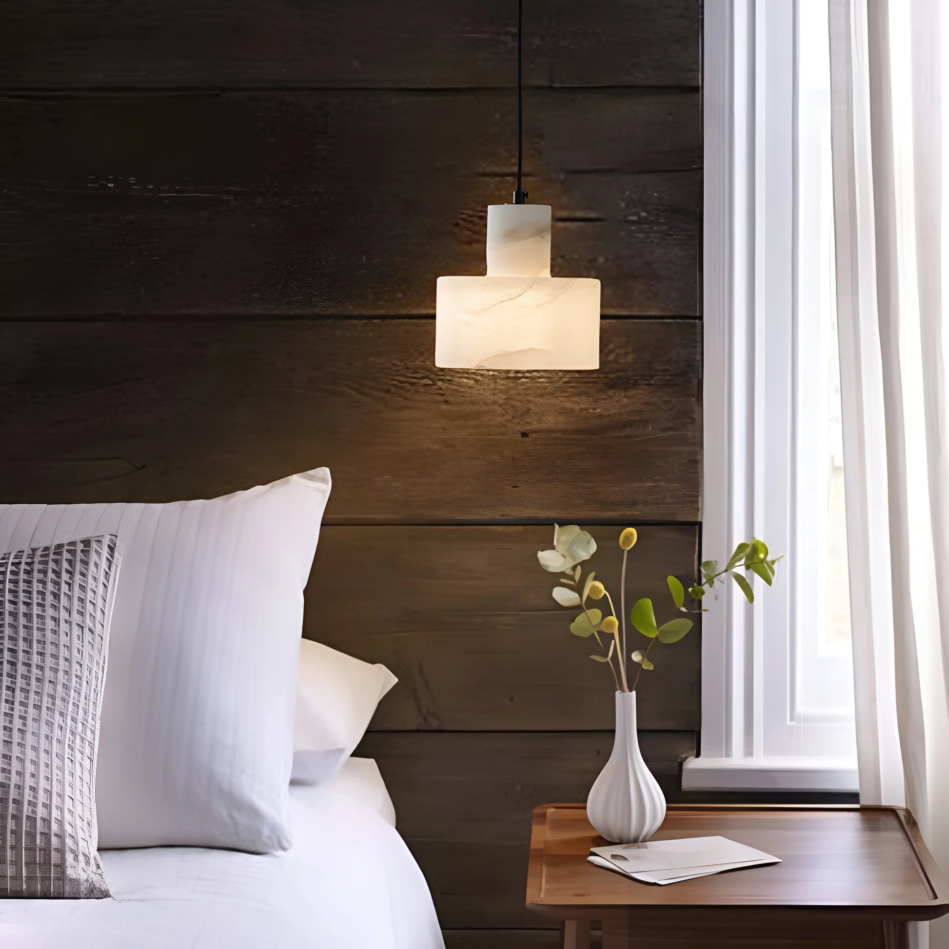 Cyls Alabaster Pendant Lamp - Nuvé