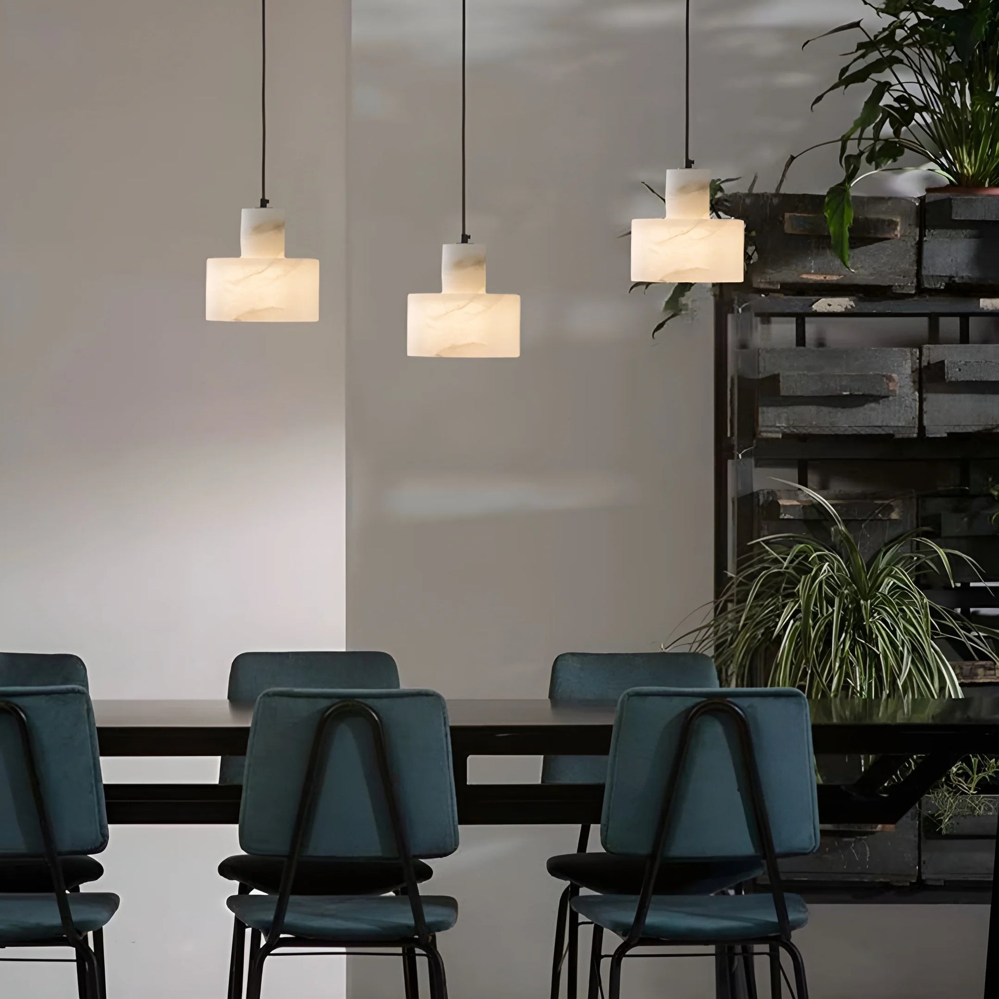 Cyls Alabaster Pendant Lamp - Nuvé