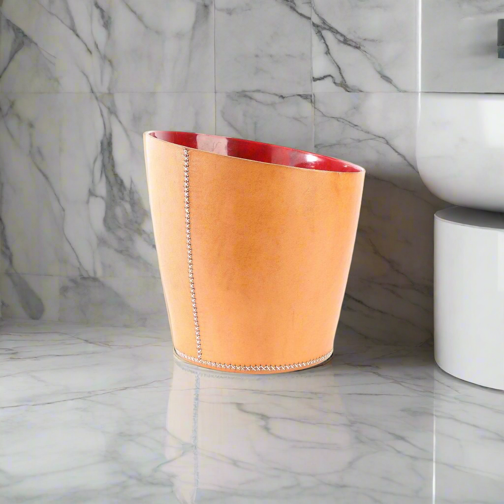 Basurero | Leather Wastebasket - Nuvé