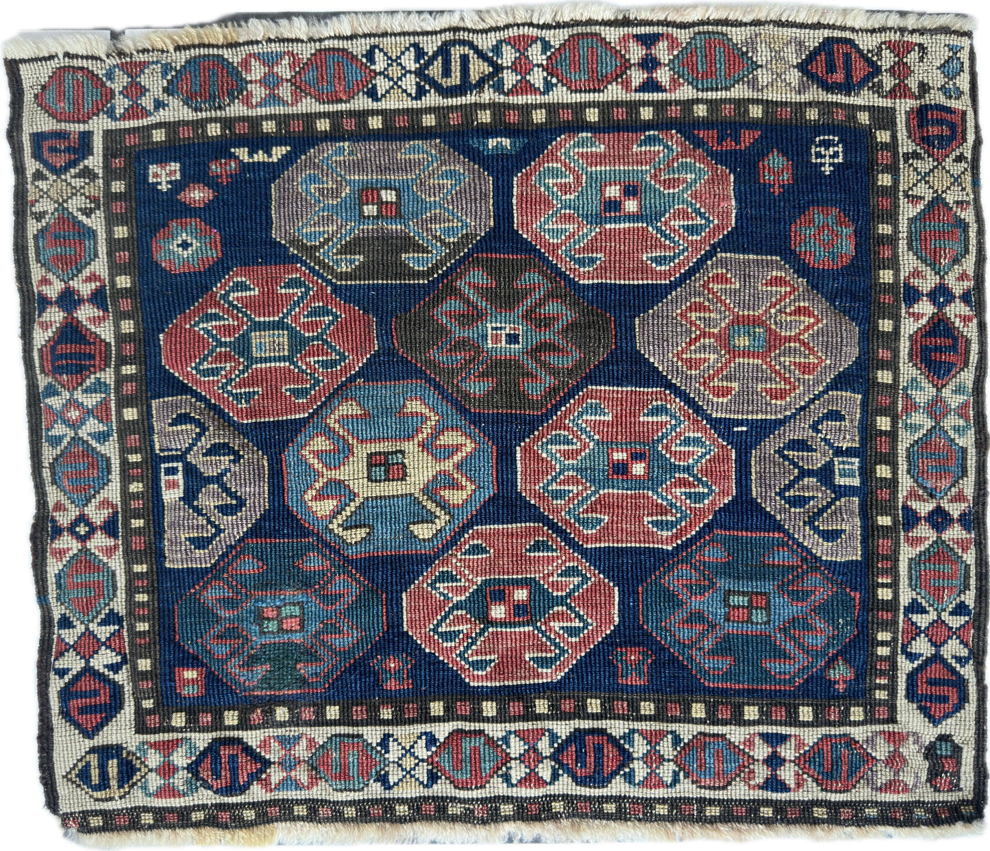 Antique Tribal Shahsavan Caucasian Bagface - 26" X 18" - Nuvé
