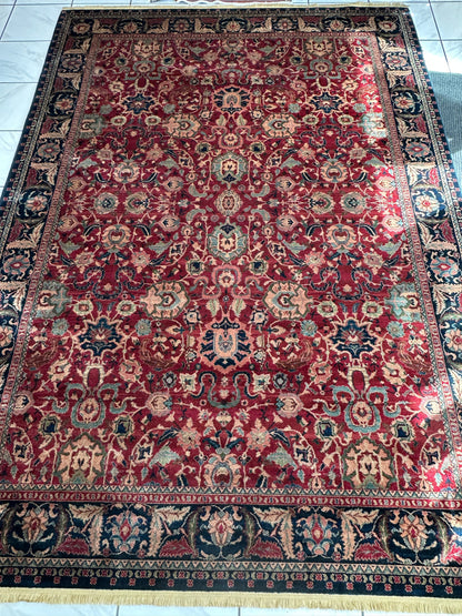Karastan Samovar Teawash Wool Rug – 8’8” x 12’ – Vintage Elegance, Excellent Condition - Nuvé