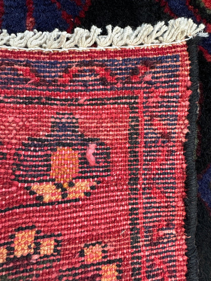 Hand-Knotted Persian Hamadan Runner - 3'6" x 10' | Tribal Wool Rug - Nuvé