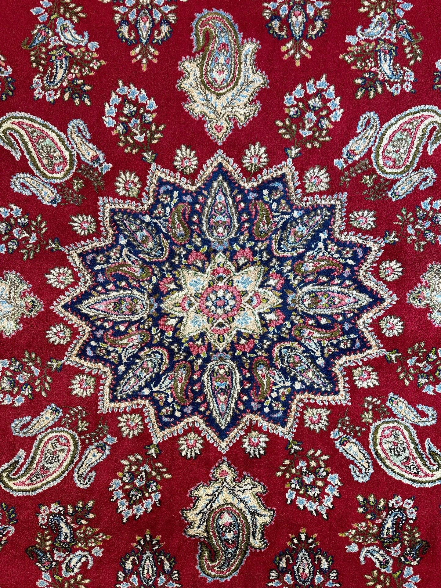 Vintage Kirman Persian Rug | 9’9” x 14’ | Thick Full-Pile Wool | Circa 1960 | K2029 - Nuvé