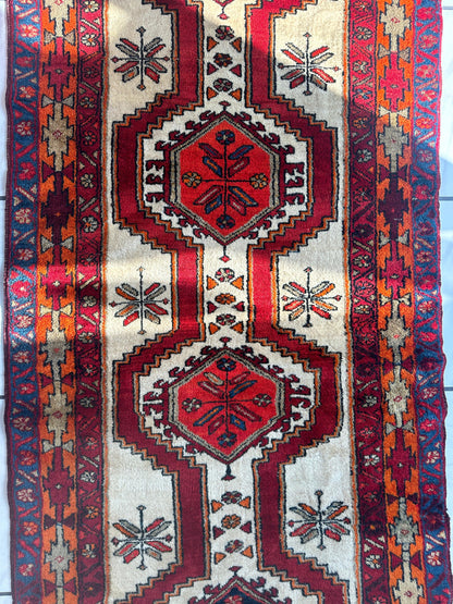 Persian Meshgi Wool Runner 3’6” x 9’10” - Nuvé