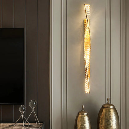 Dna Double Helix Crystal Wall Light - Nuvé