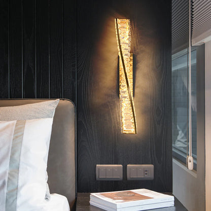 Dna Double Helix Crystal Wall Light - Nuvé
