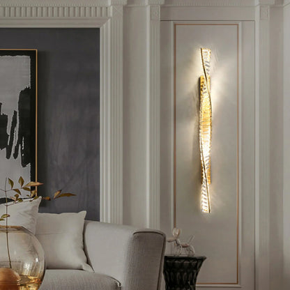 Dna Double Helix Crystal Wall Light - Nuvé