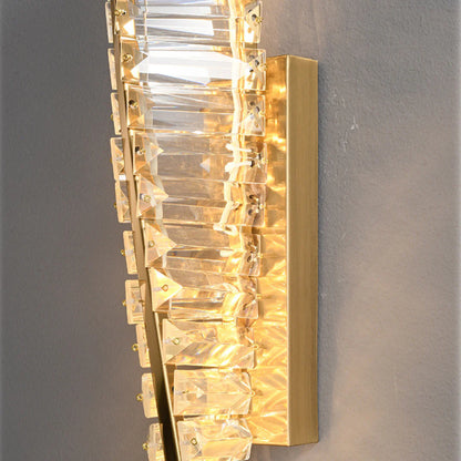 Dna Double Helix Crystal Wall Light - Nuvé