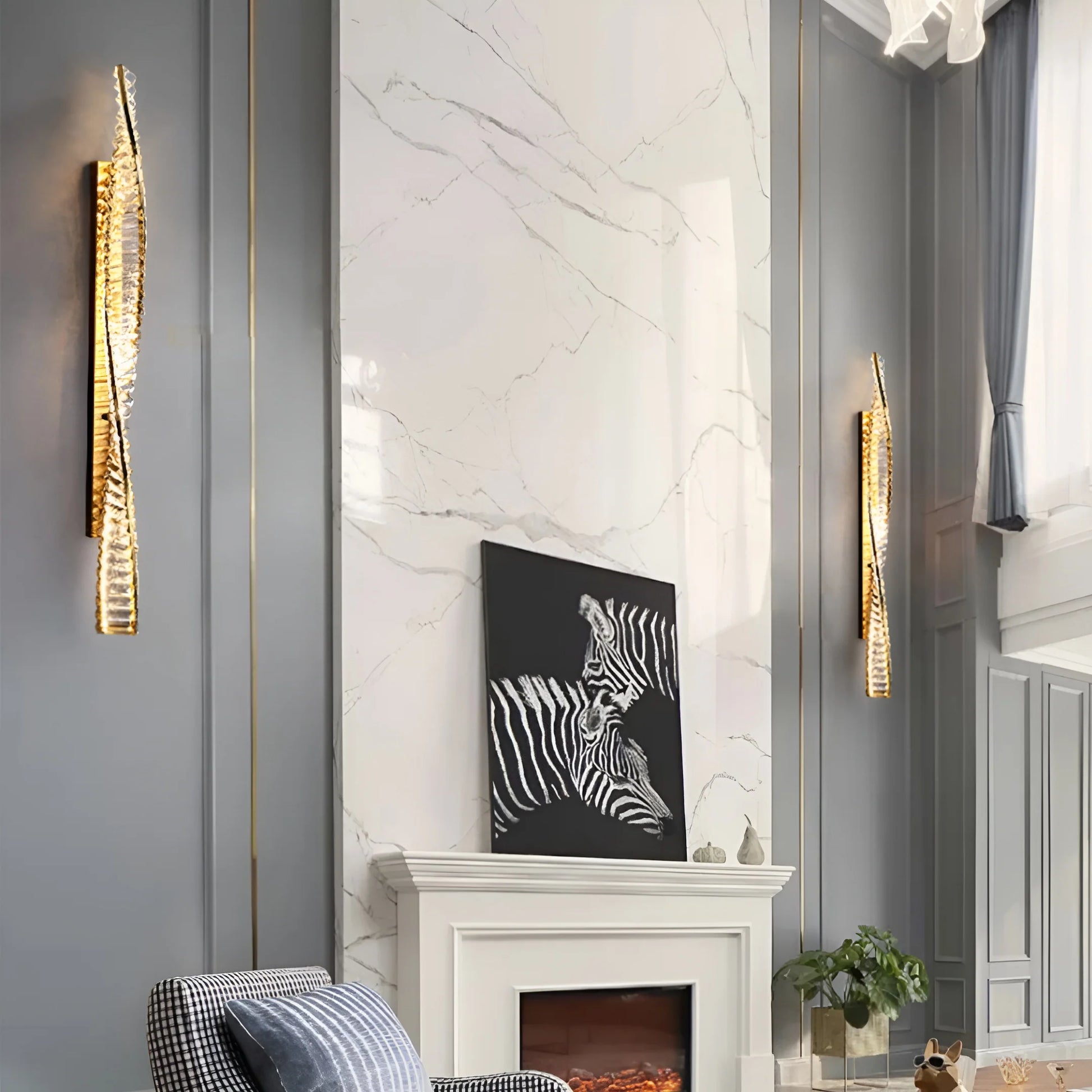 Dna Double Helix Crystal Wall Light - Nuvé
