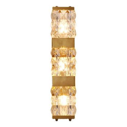 Dacio Golden Luxury Crystal Wall Lamp - Nuvé