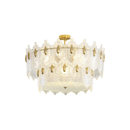 Decazes Texture Glass Chandelier - Nuvé