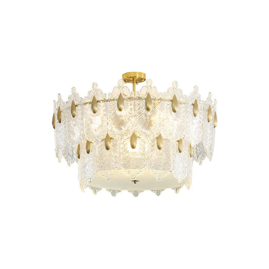 Decazes Texture Glass Chandelier - Nuvé