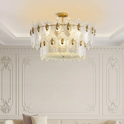 Decazes Texture Glass Chandelier - Nuvé