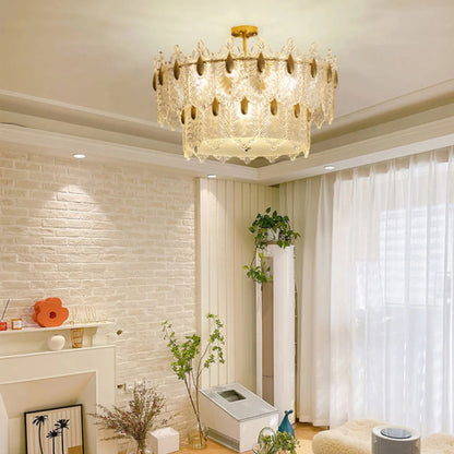 Decazes Texture Glass Chandelier - Nuvé