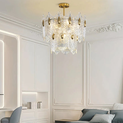 Decazes Texture Glass Chandelier - Nuvé