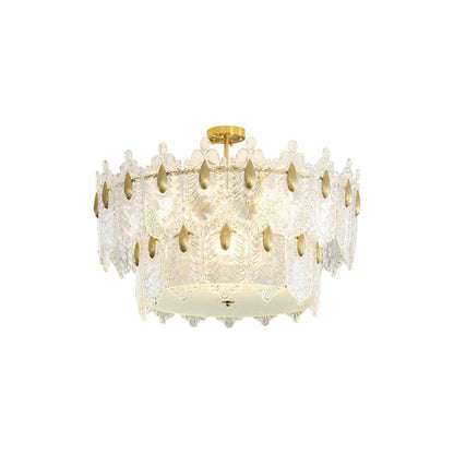 Decazes Texture Glass Chandelier - Nuvé
