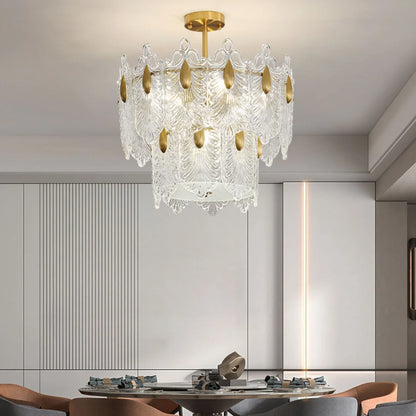 Decazes Texture Glass Chandelier - Nuvé