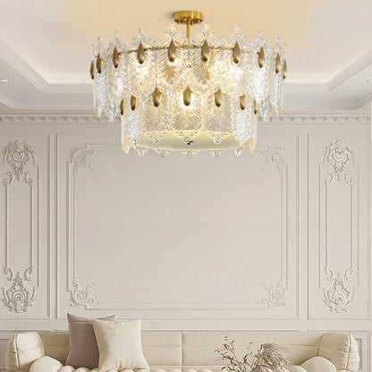 Decazes Texture Glass Chandelier - Nuvé