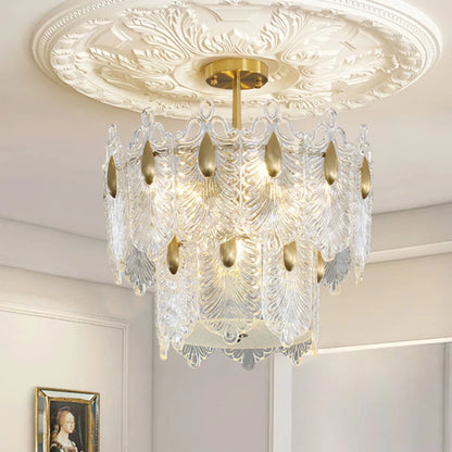 Decazes Texture Glass Chandelier - Nuvé