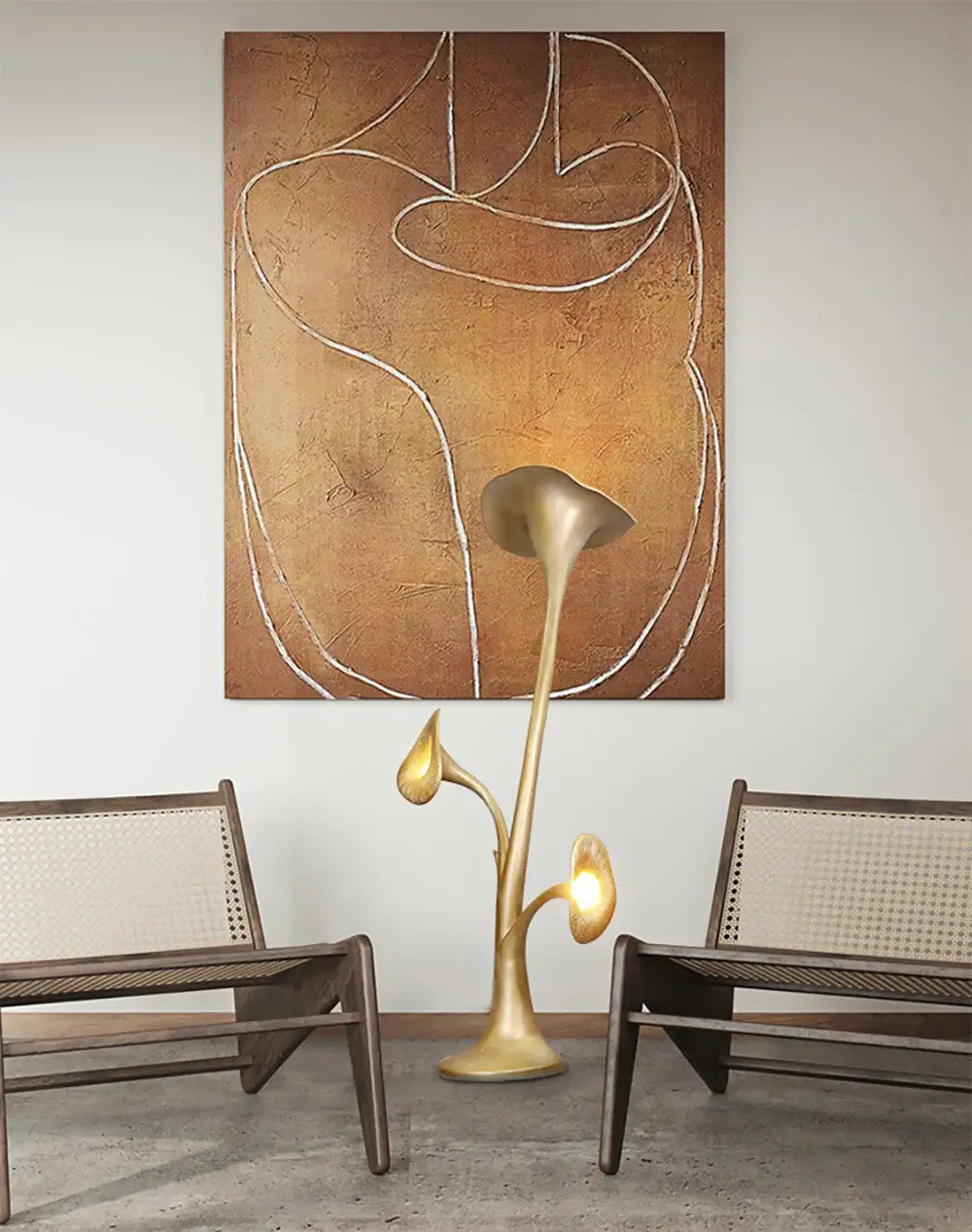 Decorative Petunia Floor Lamp - Nuvé