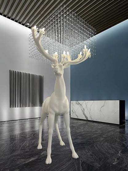 Deer Sculpture Floor Lamp - Nuvé