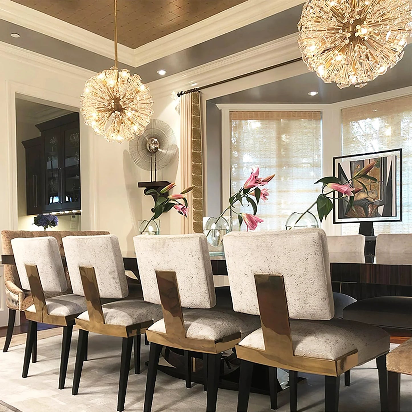 Dickinson Glass Chandelier - Nuvé