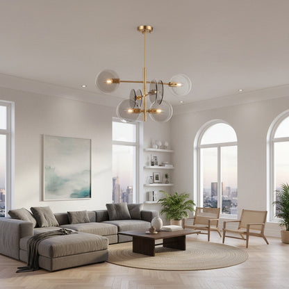Disc Arteriors Norwich Glass Chandelier - Nuvé