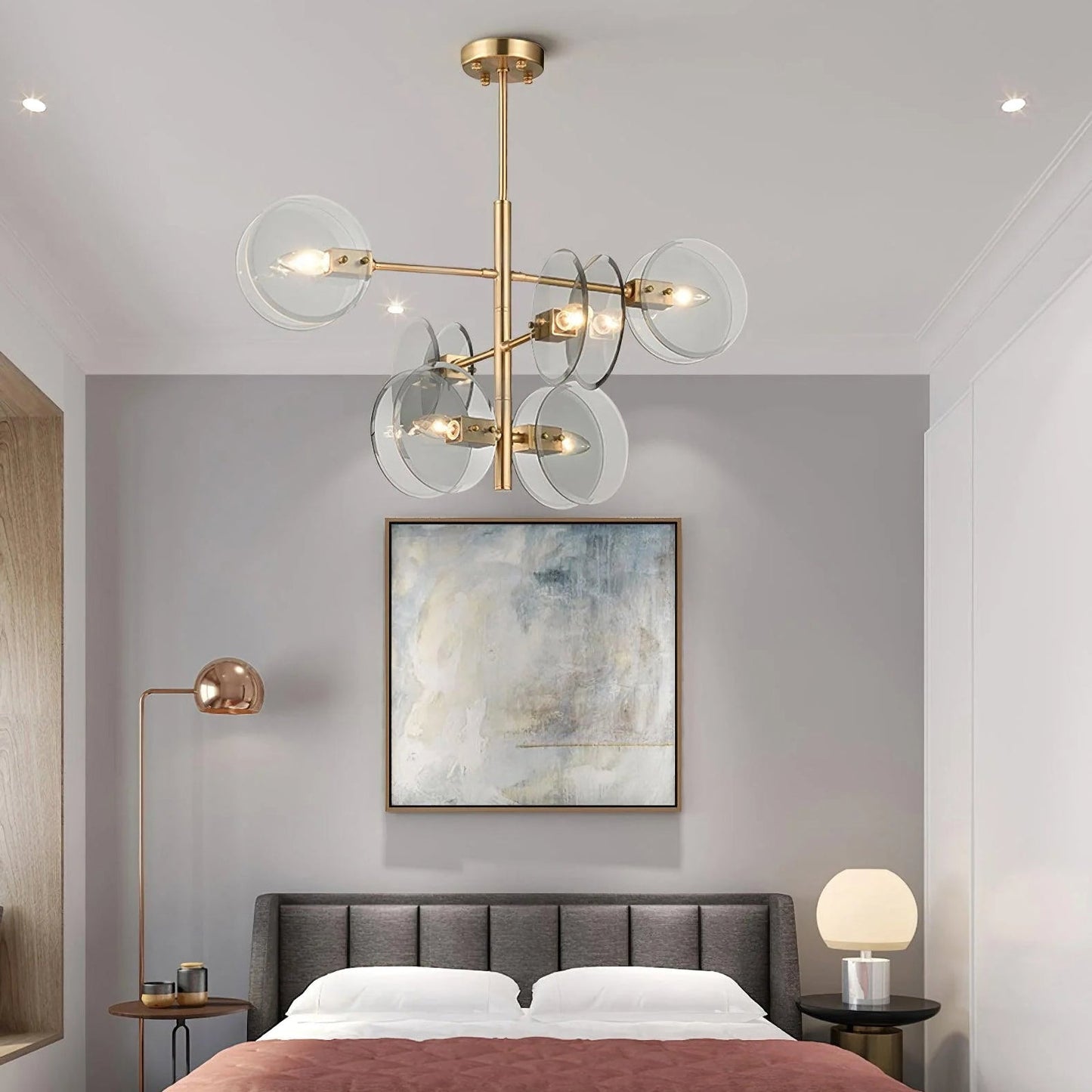 Disc Arteriors Norwich Glass Chandelier - Nuvé
