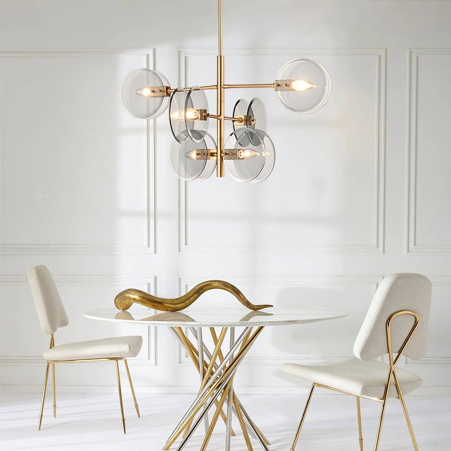 Disc Arteriors Norwich Glass Chandelier - Nuvé